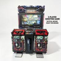 Machine de jeu de tir à deux joueurs à monnayeur, arcade tactique intérieure pour centre commercial