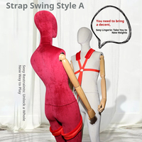 Sangles de retenue pour jambes à fixation murale SM avec métal et polyester pour kit d'entraînement de bondage sexuel pour adultes, vente en gros