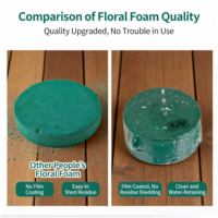 Busa Bunga Bulat untuk Mini Hug Bucket - Styrofoam Florist Penyerap Air untuk DIY Buket