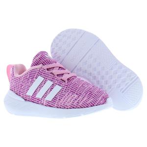 Adidas Swift Run 22 Chaussures élastiques pour bébés et tout-petits Rose Vif Chaussures de marche Rose Vif et Blanc - Product Image 4