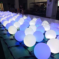 Boule lumineuse LED 3D à pixels 24V 20CM, décoration de plafond pour mariage et discothèque, sphère LED suspendue DMX