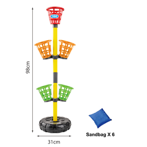 Juego de Lanzamiento de Bolsas de Arena para Niños, Torre de Lanzamiento de Canastas, Juego de Lanzamiento de Bolsas de Arena para Adultos y Niños, Juguete para Interiores o Exteriores - Product Image 5