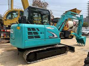 Mini-excavatrice Kobelco SK60 d'occasion, 6 tonnes, moteur, pompe, origine Japon, utilisation agricole et de construction, haute qualité, faible coût - Product Image 5