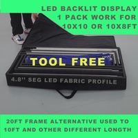 10x10 Aletsiz Alüminyum Modüler Expo LED Işıklı Sergi Standı SEG Fuar Standı