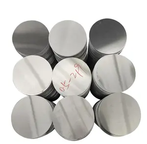चीन कारखाने की आपूर्ति अल एसएस 304 1050 430 triply सर्किल दौर प्लेट स्टेनलेस स्टील सर्कल cookware के लिए एसएस कुंडल