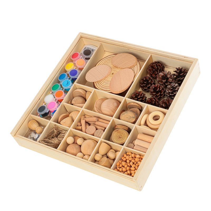 Hot Creative DIY Natural Wood Painting