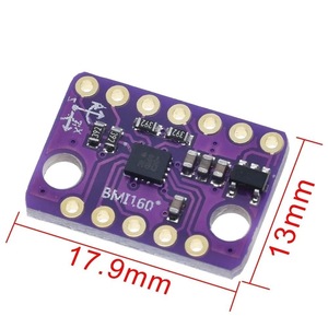GY-BMI160 6DOF โมดูลเซ็นเซอร์วัดความเร่งไจโรสโคป 17.9 มม. x 13 มม. IIC SPI สำหรับตัวควบคุมการบิน - Product Image 1