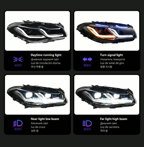 Luces Delanteras WLJ para <span class=keywords><strong>BMW</strong></span> <span class=keywords><strong>F10</strong></span> F18 2011-2017, Faros LED 520i 525i 530i 528i M5, Lentes DRL, Accesorios Automotrices - Product Image 3