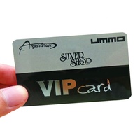 Carte de courses en PVC plastique personnalisée en gros, impression sur mesure, 85,5*54*0,76 mm