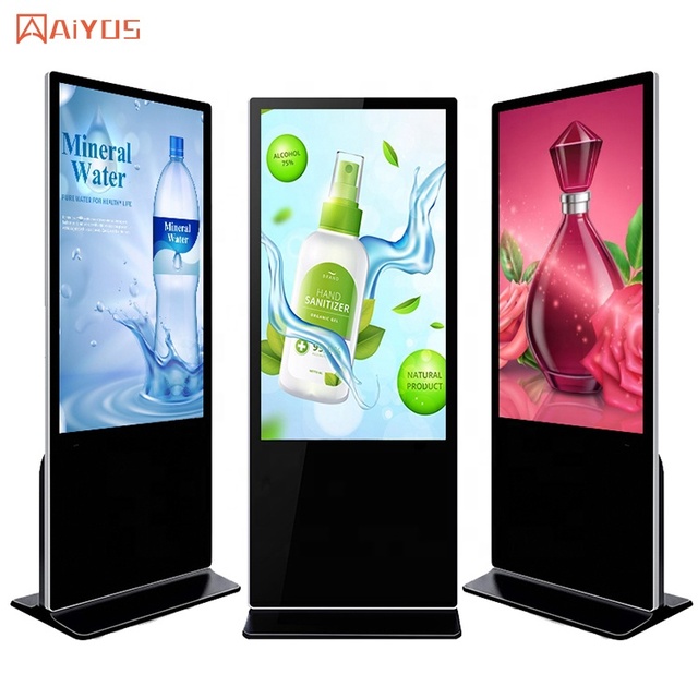 43 55 Inch Floor Standing Touch Screen for Advertising Lcd Kiosk Stand Advertising Player Digital Signage Totem