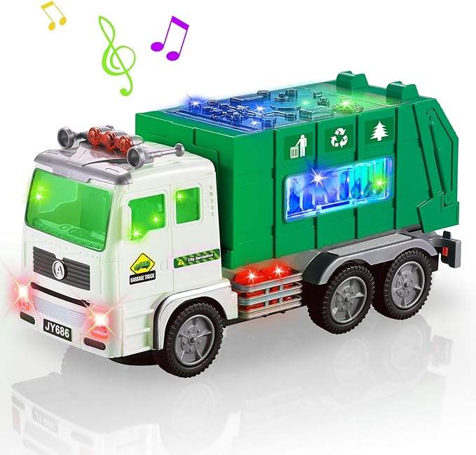 Garbage Truck Cubos De Basura De Juguete Bruder Carro Basura