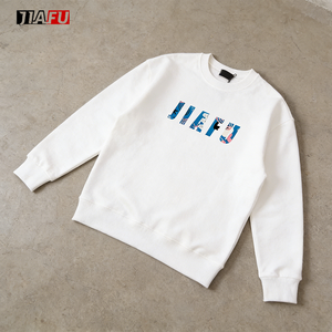 <span class=keywords><strong>Felpe</strong></span> da Uomo Oversize con Collo Tondo e Spalle Cadenti, Stile Streetwear Casual, Personalizzabili con Logo, Fornitore di Tendenza - Product Image 2