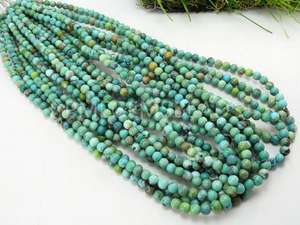 Cuentas Esféricas Pulimentadas de Turquesa Azul de Arizona de 16 Pulgadas para Joyería, Certificadas por Terceros, Suministros para Mayoristas, Nuevas - Product Image 6