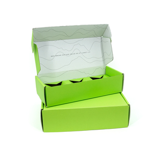 Caja de Cartón Reciclable de Color Albaricoque con Forro, Impresa con Logotipo Simple Personalizado - Product Image 3