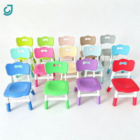 Tables colorées pour enfants JC, mobilier de classe pour enfants, chaises pour enfants, chaises en plastique pour enfants, table d'étude pour garderie