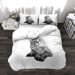 Aoyatex jogo de cama 3d, conjunto de cama para gatinhos e filhotes, capa de edredão, capa de edredon - Product Image 3