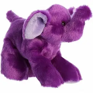 CE/ASTM 2024热卖毛绒玩具紫色大象儿童定制毛绒动物玩具Plushie特殊礼品