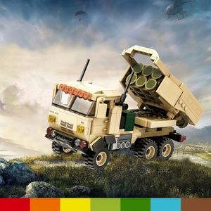 Juguete de Construcción de Vehículos Militares MOC de Alta Precisión, Lanzamisiles Táctico, Juego de Bloques de Construcción de 500/1000 Piezas - Product Image 5