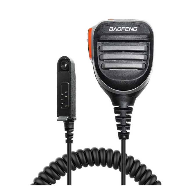 Portable Radio AR-780 PTT Remote Waterproof Shoulder Speaker Mic Handheld Microphone Fit UV-13 Walkie Talkie