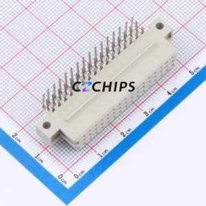 9282486801 Board-to-Board & Backplane Connector Bent Lead Through Hole,P=2.54mm Connector 48P 2.54mm Right Angle Insert 3 - Product Image 1