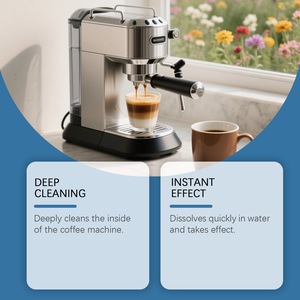 Jue Fish <strong>Coffee</strong> <strong>Machine</strong> Cleaning Grease Stains Remover Cleaner <strong>Descaler</strong> 12 Tablets Espresso <strong>Coffee</strong> Maker <strong>Machine</strong> Cleaner Agent - Product Image 5