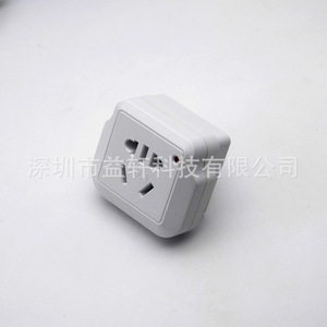 16A Socket <b>Adapter</b> 220V 1 Outlet Standard Grounding PC Material For High Power Appliances - Product Image 2