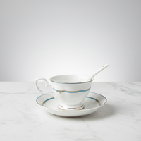 Service à thé en porcelaine fine avec coffret cadeau, tasses à espresso et latte avec anse, trouvez des tasses à thé en porcelaine fine