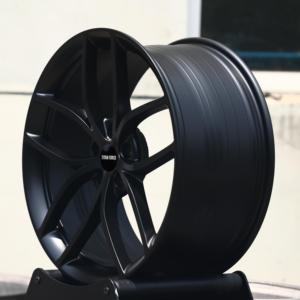 Jantes de voiture TITAN FORCE 18 19 20 21 pouces 5x114.3, roues forgées sur mesure, finition noire mate pour <span class=keywords><strong>Nissan</strong></span> GTR R35 370Z <span class=keywords><strong>Qashqai</strong></span> Infiniti G37 - Product Image 4