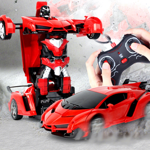 Coche Robot de Control Remoto Deformable, Robot de Control Remoto por Radio, Deformación con un Clic, Escala 1:18, Transformable - Product Image 1