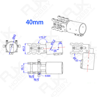 Conector de articulación de asiento de tubo de brazo plegable automático CNC RJX V3 Z16 Z20 Z35 Z40 Z50 para drones agrícolas multieje