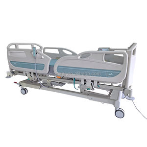 SL-BC221 letto di ospedale azionato a mano con Guardrail sicuro 4 ruote centro contral caster economia tipo ABS + acciaio materiale medicale letto - Product Image 6