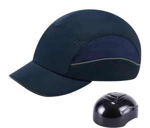 Casco de Seguridad con Certificación CE, Resistente a Impactos, Transpirable, Sin Ranuras, con Visera Corta, Anticolisión, Anticaídas, para Trabajo en Exteriores - Product Image 1