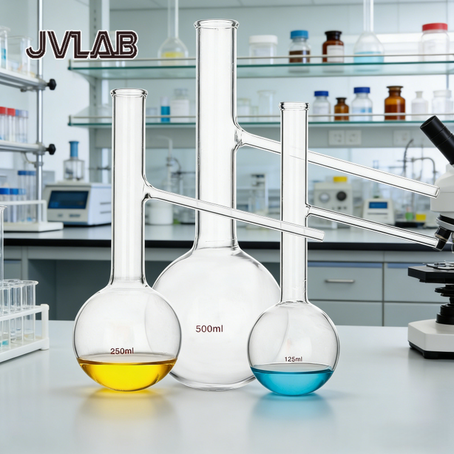 Distillation Flask Borosilicate Glass Short Long Branch Round Bottom Thickened Lab Organic Chemistry Essential Oil Extraction