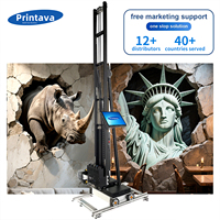 Imprimante Murale Automatique Verticale 3D Printava pour Peintures et Arts Muraux, Machine à Peindre Murale 3D Automatique
