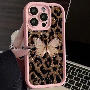 Nuova Custodia <span class=keywords><strong>Protettiva</strong></span> Antiurto in TPU con Design Leopardo e Farfalla Dipinto per <span class=keywords><strong>iPhone</strong></span> 9/<span class=keywords><strong>XR</strong></span>/XS/11/12/13/14/15/16/17 Pro Max - Product Image 6