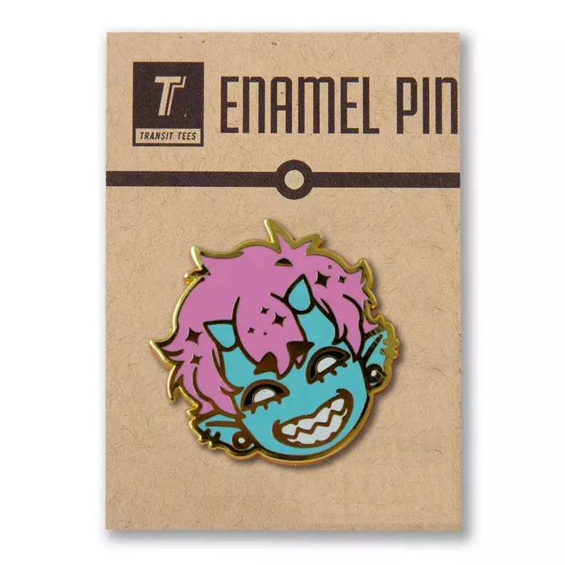 A buon mercato Su Misura Delle Ragazze Del Fumetto Del Metallo Set Carino Patch Pin Distintivo Dello Smalto Pin del Risvolto