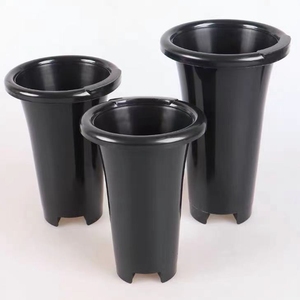 Cơ Sở Làm Vườn Chậu Hoa Lan Nhựa Đen Thoát Nước Và Trồng Rễ Thoáng Khí - Product Image 1