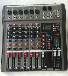 CT 6 Professional 6 Channel Audio Console Mixer Professional <strong>DJ</strong> <strong>Controller</strong> with Built in 48V Phantom Power MP3 BT USB Effect - Product Image 4