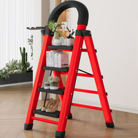 Échelle à chevrons de qualité garantie, échelle trépied durable, prix protégé, échelle pliante en acier au carbone