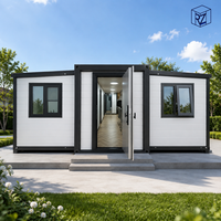 Maison conteneur extensible de luxe 2 chambres, maison modulaire préfabriquée, directement de l'usine Ray-Zen