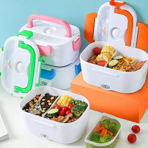 Boîte à lunch avec chauffage électrique portable personnalisé Réchauffeur d'aliments portable anti-fuite pour la maison, la voiture et les camions - Product Image 6