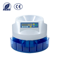Compteur et Trieur Automatique de Pièces Euro Numériques EC50, Affichage Numérique à 7 LED, Sous-totale pour Chaque Type de Pièces