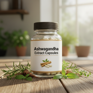 OEM/ODM KSM-66 Özü, Karabiber ve Vitamin B6/D3 İçeren Vegetaryen Kapsül Kabuklu Aşvaganda Kapsülleri - Product Image 4