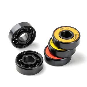 MTZC 608 High Speed Bearings Black Pottery Drift Plate roller skates Skateboard Scooter ABEC-9 Ceramic Bearings 608 2RS ZZ