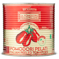 Tomates pelées italiennes de haute qualité pour grossistes 2,5 kg 2500g peut en conserve