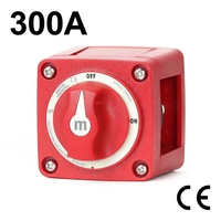 Interrupteur de déconnexion de batterie 300A 12V 24V, étanche, en plastique robuste, coupe-circuit de puissance, protégé contre l'allumage, pour usage industriel