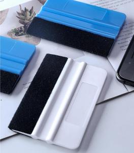 Xe Phim Điện Thoại Di Động Phim Cửa Sổ Phim Công Cụ Vinyl Nhựa Scraper Squeegee Với Mềm Cảm Thấy Cạnh Cửa Sổ Kính Cảm Thấy Squeegee - Product Image 5