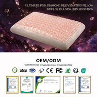 Modernes Kühlgel-Memory-Foam Orthopädisches Nackenkissen mit Mikrofaser-Bezug für Nackenschmerzen-Linderung und Ergonomischen Schlaf