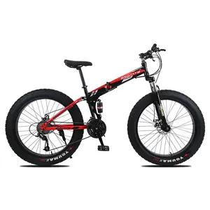Vélo pliant orange de dubaï pour adultes, bicyclette de combat, pneu large et robuste, rechargeable - Product Image 1