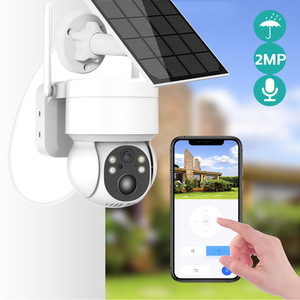 กล้องวงจรปิด Icsee พลังงานแสงอาทิตย์ แบตเตอรี่ชาร์จได้ ไร้สาย Wifi แบบหมุนได้ (PTZ) รองรับ <span class=keywords><strong>VMS</strong></span> ความละเอียด 2MP 4MP พร้อมเซ็นเซอร์ PIR ประหยัดพลังงาน กล้องโซลาร์ไวไฟสำหรับภายนอกอาคาร - Product Image 2